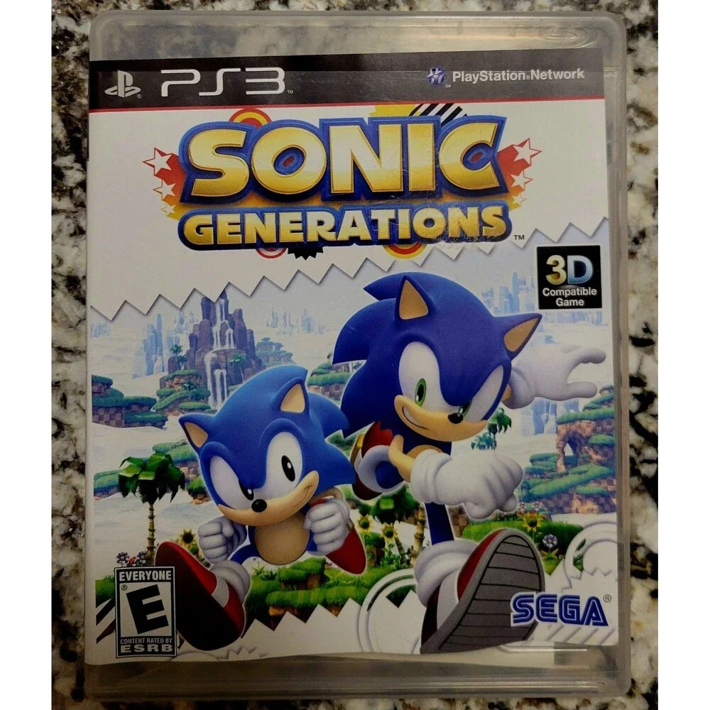 SONY PLAYSTATION 3 PS3: Sonic Generations, NO MANUAL, TESTED, FAST SHIPPING
